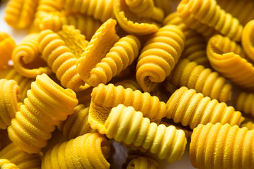 Gnocchi di curcuma, Turmeric Gnocchi, Italian Pasta