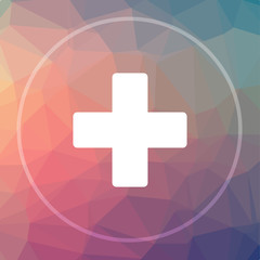 Obraz premium Medical cross icon