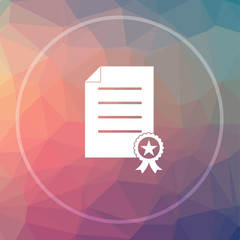 Certificate icon