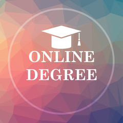 Online degree icon