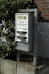 letter-box is at the house