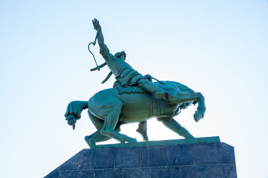 Salavat Yulaev Ufa Russia horse Statue