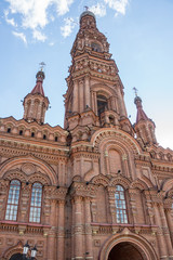 Fototapeta na wymiar Epiphany Cathedral and Belltower Kazan Russia