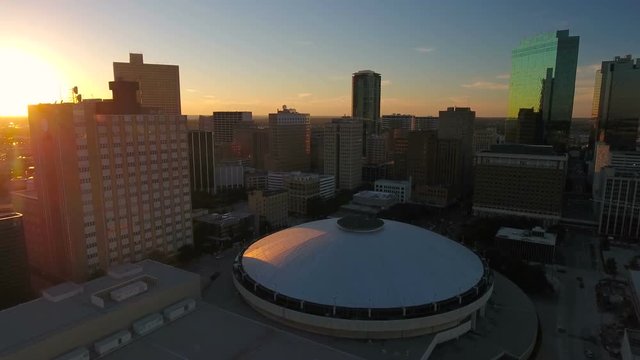 Aerial Texas Fort Worth September 2016 4K