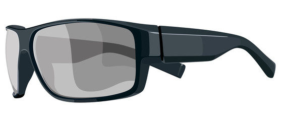 Black sunglasses side
