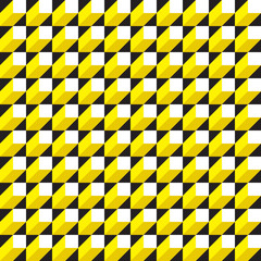 Seamless Geometric Cube Pattern Texture Background Wallpaper