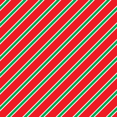 Seamless Christmas Stripe Pattern. Ideal for Christmas gift wrapping paper.