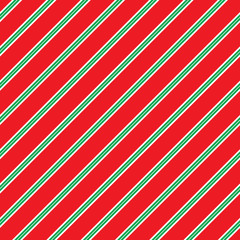 Obraz premium Seamless Christmas Stripe Pattern. Ideal for Christmas gift wrapping paper.