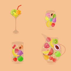 Fruits in the GlassWares