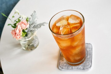 peach iced tea