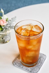 peach iced tea, 복숭아아이스티