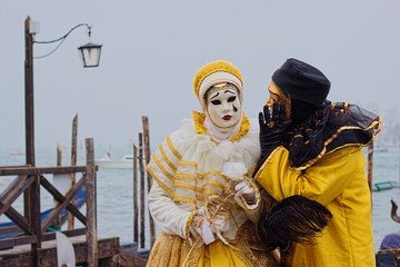 Fototapeta na wymiar Maschera Veneziana