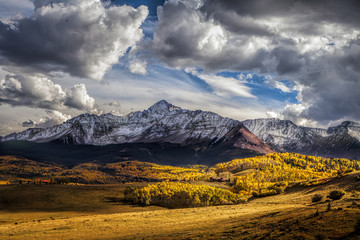 Colorado's Mount Wilson at autumn