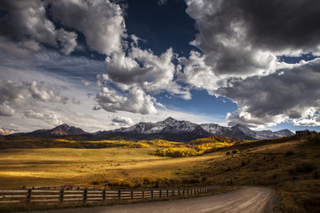 Colorado's Mount Wilson at autumn