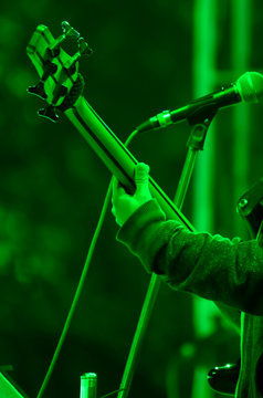 live stage programmer is performed by singer 