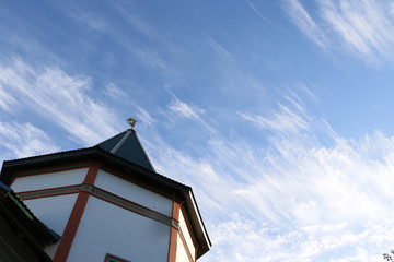 Beautiful chirch and blue sky