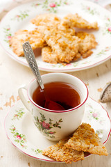 oatmeal shortbread..style rustic