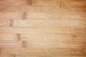 Old grunge wooden cutting kitchen desk board background texture