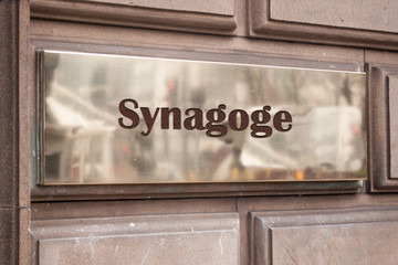 Schild 205 - Synagoge