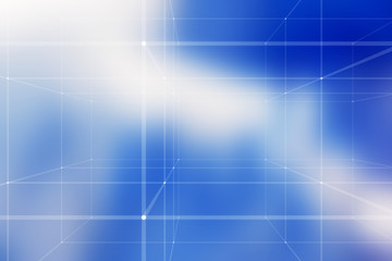 Obraz premium Abstract scientific blurred background with grid structure