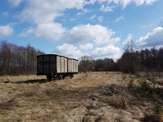 Fototapeta premium Wagon kolejowy