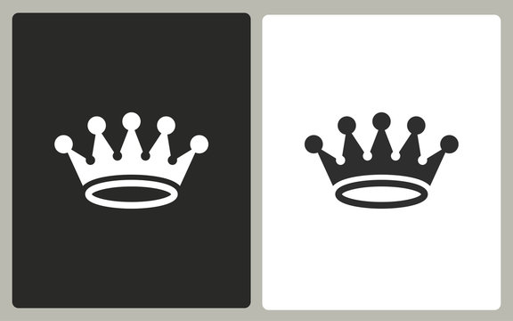 Crown - vector icon.