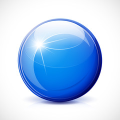 blue sphere design concept