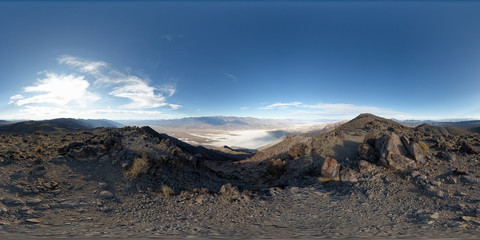 Panoramic view from Dante's View in the Death Valley National Park, California