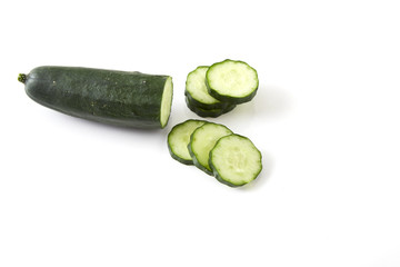 Cucumber and slices