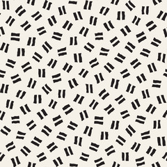 Vector Seamless Pattern. Abstract Background With Scattered Geometric Shapes.