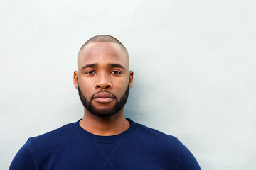 Close up young african american man