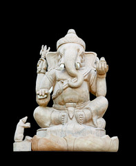 Fototapeta premium Ganesh isolated on white background 
