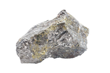 Pentlandite isolated on white - 144028131