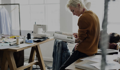 Fashion Design Research Magazine Concept