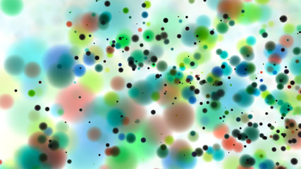 Beautiful colorful bokeh blurred background defocused dots