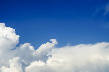 Fototapeta na wymiar Blue sky and Clouds