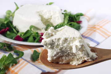 Ricotta sul cucchiaio