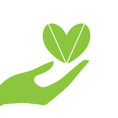 Hand and heart eco