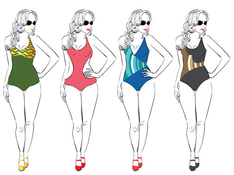 Swimsuit for Pear Body Type