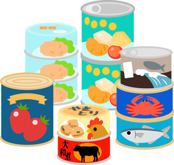 缶詰　いろいろな食品