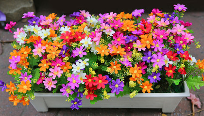 Artificial flowers for home decor