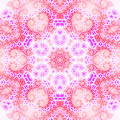 Bright vivid fractal swirls, digital artwork for creative graphi