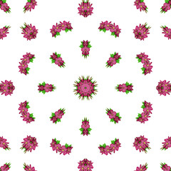  flowers pattern,caleidoscop