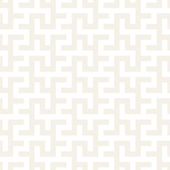 Maze Tangled Lines Contemporary Graphic. Abstract Geometric Background Design. Vector Seamless Pattern.