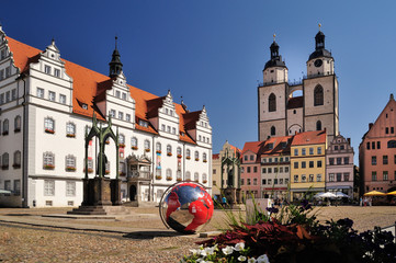 Lutherstadt Wittenberg, Häuser am Markt