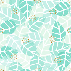 Seamless Leaves Pattern - 144044318