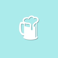Beer glass icon