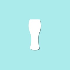 Beer glass icon