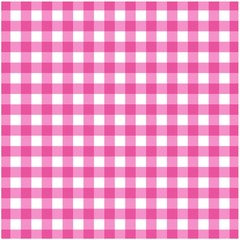 Vector gingham seamless pattern in red