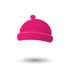 Winter Hat Icon Vector Illustration
